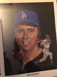 1962 Union 76 Los Angeles Dodgers Oil Portrait Paintings 20