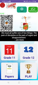 Life sciences educational tests and examinations preparation app. Available 