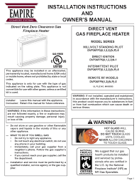 Check spelling or type a new query. Empire Comfort Systems Dvp36fp3 Series Owner S Manual Pdf Download Manualslib