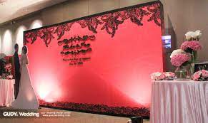 wedding deco 華麗歌德紅x黑婚禮 艾美酒店 wedding decorations wedding black red wedding