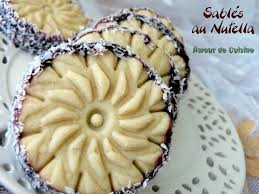 Sables Au Nutella Amour De Cuisine Recette Nutella Sable Nutella Gateau Sec