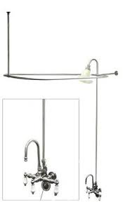 Add A Shower Complete Kit Tub Shower Kits Clawfoot Tub Shower Kitchen Shower