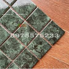Gạch mosaic màu cổ điển men dạn trang trí ốp lát đẹp