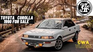 What's a good price on a used 1990 toyota corolla sedan? Toyota Corolla 1990 For Sale 100 Condition Youtube