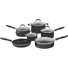 Cuisinart Cuisinart Advantage Nonstick 11 Piece Aluminum Cookware Set Color Black Cookware Set Cookware Cast Iron Cookware