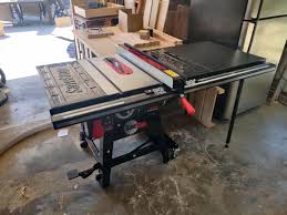 I have that saw as well. Joined The Sawstop Club Upgraded From A Kobalt Jobsite Saw Took 4 5 Hours To Set Up Can T Wait To Fire It Up Tools