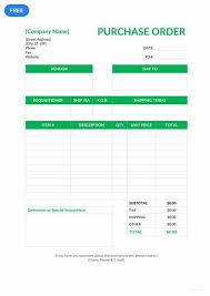 Free Blank Purchase Order Template Pdf Word Doc Excel Apple Mac Pages Apple Numbers Purchase Order Template Purchase Order Personal Financial Statement