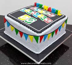 While the wedding cake might take more consideration, the bridal shower cake is something th. Fondant Letters For Cake Decorating Decorated Treats