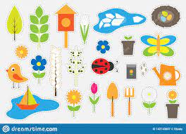 Diversas Imagenes Coloridas De La Primavera Y Del Jardin Para Los Ninos Juego Para Los Ninos Actividad Preescolar Sistema De L Stock De Ilustracion Ilustracion De Concepto Color 143143607