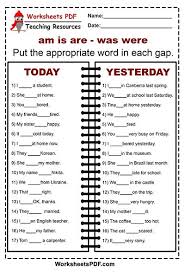 Am Is Are Was Were Activity Learn English Grammar English Grammar Worksheets Teaching English Grammar