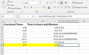 How To Convert Fractional Times To Hours And Minutes In Excel Excel Tutorials Excel Converter