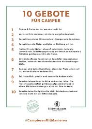 # перевод песни die 10 gebote (e nomine). Sticker Set Campierenmitmanieren 10 Gebote Fur Camper Vanlust