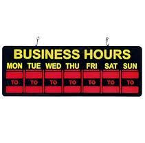 Mystiglo In Light Led Business Hours Sign Business Hours Sign Led Open Sign Store Front Windows