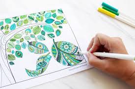 Coloring pages for kids of all ages. 13 Free Printable Mindfulness Colouring Sheets