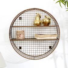 Check spelling or type a new query. Large Round Copper Wire Shelf