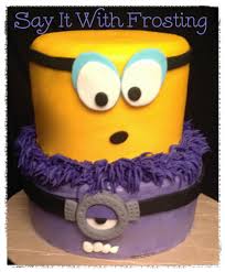 3d cakes take a deceptively large amount of cake. Buttercream Minion Cake Cakecentral Com