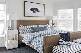 Double down on a pattern. Coastal Bedroom Ideas You Have To Check Out