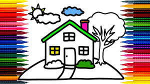 How To Draw A House Drawing And Coloring Toys Trek Youtube You can draw any pattern.