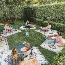 Table In A Bag Reviews Crate And Barrel In 2020 Backyard Dinner Party Picnic Birthday Party Outdoor Movie Party
