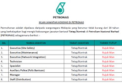 Sekiranya diperlukan, pemohon yang belum mendaftar akaun hendaklah mendaftar akaun terlebih dahulu sebelum. Jawatan Kosong Di Petronas Pelbagai Bidang Jawatan Ejawatankini Com