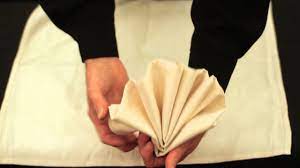 Whether you give regular dinner parties or only really worry about a set table for high days and holidays, knowing a few ways to fold napkins will always add an extra special little touch. How To Fold A Dinner Party Napkin Youtube