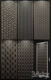 3d Models Other Decorative Objects Decorative Partition Decorative Metal Screen Grill Door Design Jaali Design