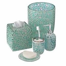 Is your bathroom feeling a little tired? Sea Glass Bathroom Accessories Glass Bathroom Glass Bathroom Accessories Mosaic Bathroom Accessories
