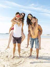 Group Friends Having Fun Beach Stock Photo Ad Fun Friends Group Photo Ad Beach Photos Friends Beach Photo Session Beach Pictures Friends