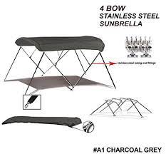 Top Of The Line Stainless Steel Sunbrella 9 25oz 4 Bow Ro Https Www Amazon Com Dp B06zzz4kny Ref Cm Sw R Pi Dp U X Nfklbbtfrpm Boat Bimini Top Boat Bimini