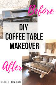 All for the low cost of $15! Diy Coffee Table Makeover The Little Frugal House