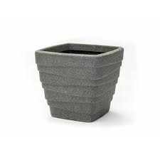 45x45cm square planter diy freecombination plastic container pots automatic watering. Sankey Trojan Square Granite Effect Planter Pot 33cm Brookside Nursery