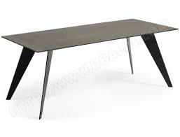 La table de salle à manger giulia de 200 cm de longueur adopte un design sobre et élégant. Table De Salle A Manger Lf Nack 200 X 100 Plateau Ceramique Brun Fonce Pas Cher Ubaldi Com