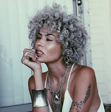 Gray Natural Hair Natural Hair Styles Hair Styles Curly Hair Styles