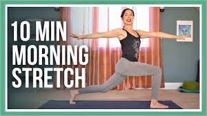 Begin your day with this soothing 10 minute morning yoga stretch. 10 Min Morning Yoga Full Body Stretch Youtube