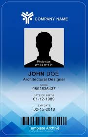 Creating your own id cards is quick and easy if you design and order them using online software! 16 Id Badge Id Card Templates Free Templatearchive In 2021 Id Card Template Card Template Employee Id Card