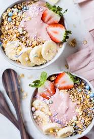 Strawberry Banana Sundae Smoothie Bowls Healthy Little Vittles Banana Sundae Smoothie Bowl Healthy Vegan Dessert Recipes