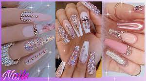 Si no eres muy experta en el complejo mundo del nail art, puede que te sientas bastante insegura. Hermosos Disenos De Unas En Tendencia Unas Con Piedras Unas Acrilicas Unas De Moda Youtube