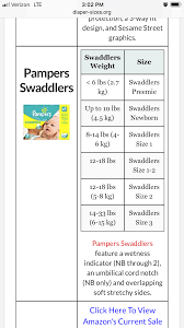 systematic pampers swaddlers size guide diaper stockpile