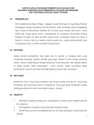 Kertas kerja program motivasi dan pengukuhan diri. Kertas Kerja Program Sahsiah Diri Murid