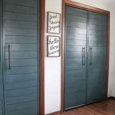 Manufacturers supply all the needed parts to make up pull down kits. Door Wallpaper Closet Door Makeover Washi Door Tape