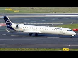 Maybe you would like to learn more about one of these? Sharp New Livery Lufthansa Bombardier Crj 900 Landing At Dusseldorf Airport D Acnl Omyplane