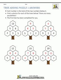 Develop problem solving skills and reasoning. Addition Math Puzzles 4 Worksheets 99worksheets