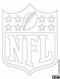 Logo Of The Nfl National Football League Coloring Page Football Coloring Pages Sports Coloring Pages Nfl Logo