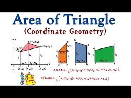 Area Of Triangle In Coordinate Geometry Simple Trick Maths Coordinate Geometry Triangle Math Digital Learning