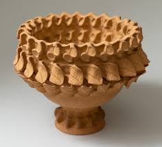 From Single Balls of Clay, Paul S. Briggs 'Hand-Turns' Leafy Vessels —  Colossal