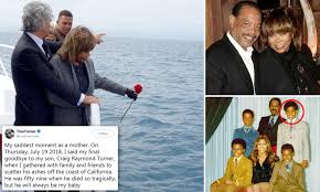 Jul 03, 2018 · craig is the son of tina — who was just 18 when she gave birth to him — and saxophonist raymond hill, who performed with ike turner's band kings of rhythm. Tina Turner Spreads Her Late Son Craig S Ashes In California Daily Mail Online