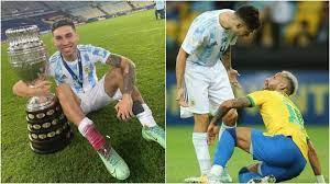 Gonzalo montiel, nicolas otamendi, german pezzella, nicolas tagliafico, lucas martinez quarta, marcos acuna, lisandro martinez, nahuel molina lucero and cristian romero. Seleccion Argentina Gonzalo Montiel El Despliegue Y El Corazon De Un Campeon Marca Claro Argentina