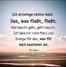 Ich Erzwinge Nichts Mehr Das Was Fliesst Fliesst Was Kaputt Geht Geht Kaputt Ich Habe Nur Noch Platz Und Energie Spruche Spruche Zitate Weisheiten Spruche