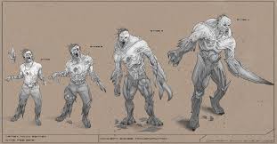 Zombie Infection Monster Concept Art Resident Evil Monsters Creature Design
