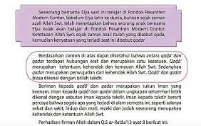 Jelaskan Hubungan Antara Qada Dan Qadar Brainly Co Id